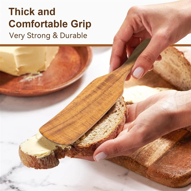 6 Piece Wooden Cooking Spatula Set price